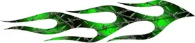 Green Diamond Wire Flames Decal / Sticker 16