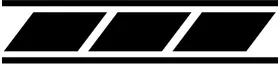 Yamaha Stripe Decal / Sticker 17 Set of 2