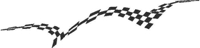 Checkered Flag Decal / Sticker 26