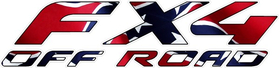 Z Confederate - Rebel Flag FX4 Off-Road Decal / Sticker 14