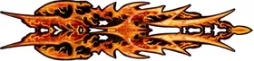 True Fire Decal / Sticker X01