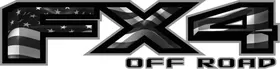 Z American Flag FX4 Off-Road Decal / Sticker 34