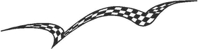 Checkered Flag Decal / Sticker 46