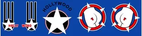 Top Gun Hollywood Helmet Decal / Sticker Set 01