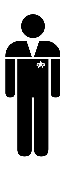 Star Trek Stick Figure Decal / Sticker 16