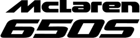 McLaren 650S Decal / Sticker 13