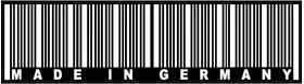 Made In Germany Barcode Decal / Sticker