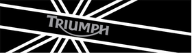 Triumph British Flag Decal / Sticker 59