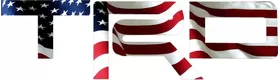 American Flag Toyota TRD Decal / Sticker 09