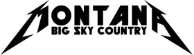 Montana Metallica Big Sky Country Decal / Sticker 02