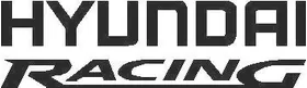 Hyundai Racing Decal / Sticker 04