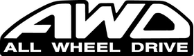 AWD All Wheel Drive Decal / Sticker 11