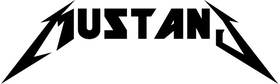 Mustang Decal / Sticker 22