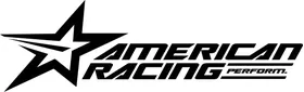 American Racing Decal / Sticker 02