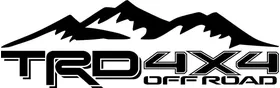 Toyota TRD 4x4 Off-Road Mountains Decal / Sticker 26