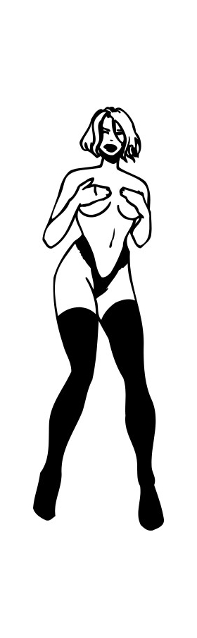 Sexy Girl Decal / Sticker 08