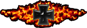 True Fire Iron Cross Decal / Sticker