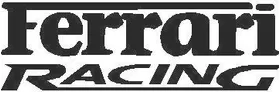 Ferrari Racing Decal / Sticker 01