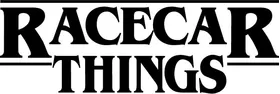 Racecar Things Decal / Sticker 01