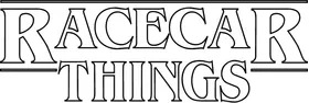 Racecar Things Decal / Sticker 02