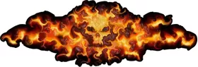 True Fire Flaming Mephisto Decal / Sticker