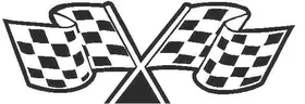 Checkered Flag Decal / Sticker 80