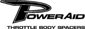 PowerAid Throttle Body Spacers Decal / Sticker