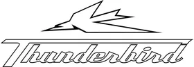 Triumph Thunderbird Decal / Sticker 34