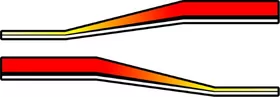 Mercury Racing Stripe Decals / Stickers 35