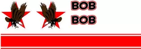 Top Gun BOB Helmet Decal / Sticker Set 03