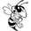 Hornet, Yellow Jacket, Bee Mascot Decal / Sticker