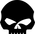 Skull Decal / Sticker 20