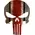 Ohio State Weathered Punisher Decal / Sticker 39