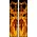 z 10 Inch Dual True Fire Racing Stripe Decal / Sticker 23