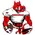 Football Arkansas Razorbacks Mascots Decal / Sticker 01