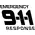 Emergency Response 911 Decal / Sticker 02