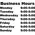 Business Hours Decals / Stickers 01