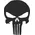 1a Punisher Decal / Sticker 02