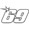 69 Nicky Hayden Decal / Sticker