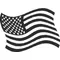 American Flag 01 Decal / Sticker