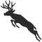 Buck Deer Decal / Sticker 05