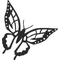 Butterfly Decal / Sticker 01