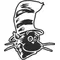 Cat in the Hat Decal / Sticker 03