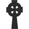 Celtic Cross Decal / Sticker 01