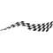 Checkered Flag Decal / Sticker 12