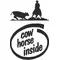 Cow Horse Inside Decal / Sticker