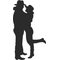 Cowboy Couple Decal / Sticker