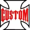 Custom Cross Decal / Sticker 01