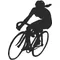 Cyclist Decal / Sticker