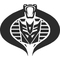 Decepticon Cobra Commander Decal / Sticker
